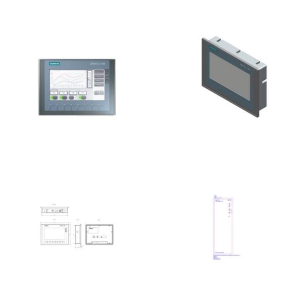 100% Original SIMATIC touch for siemens hmi KTP700 basic version DP thin panel 6AV21232GA030AX0