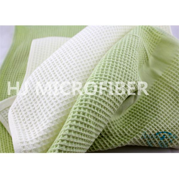 Зеленый цвет сухого полотенца Microfiber домашнего полотенца спортов тканья быстрый отсутствие увядать