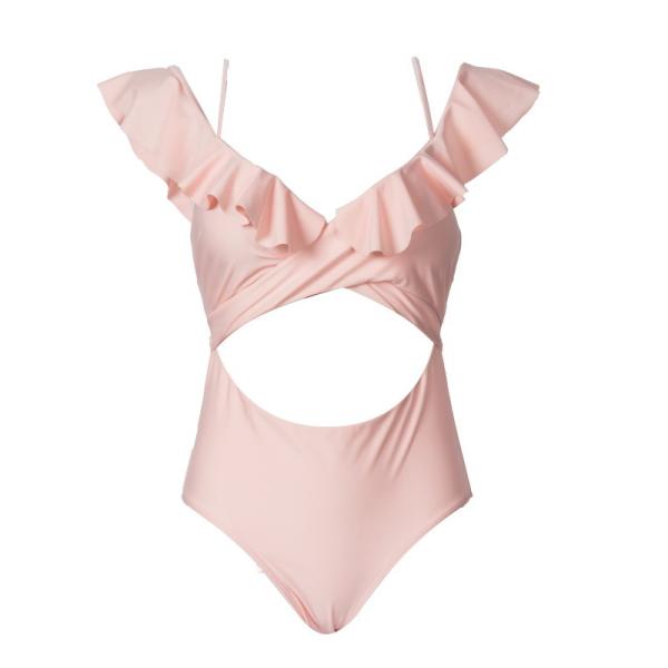Tiered Layer Tie a Knot Front Top With Low waist Bikini swimsuit high cut