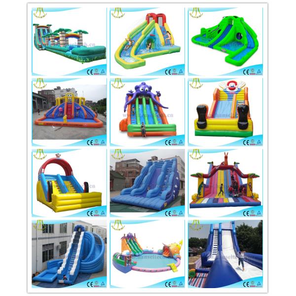 Hansel  Grade A PVC tarpaulin kids amusment park  inflatable bouncer house