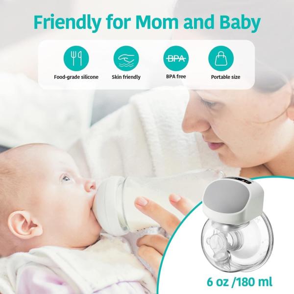 PP Customize Double Wearable Breast Pump 9 Levels Electric Feeding Pump