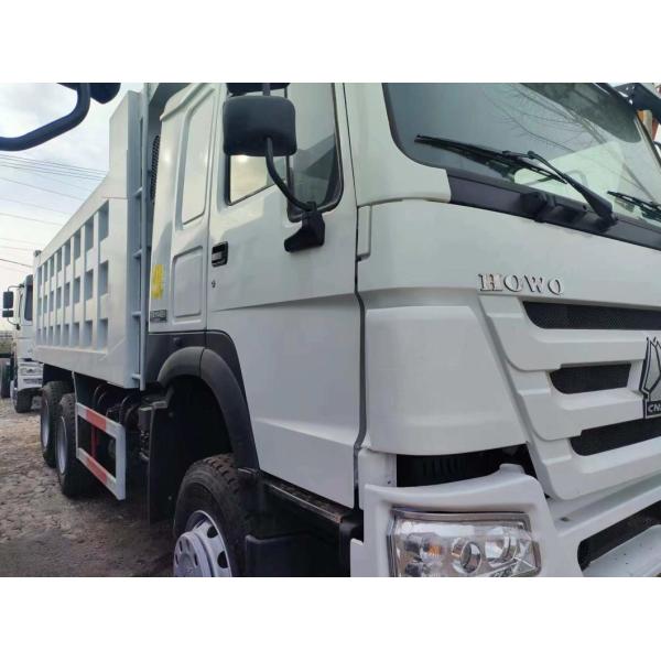 Ручная коробка передач 420 л.с. Белый Sinotruk HOWO 8*4 Дамп-Трактор Подержанный грузовик Евро 2/3/4/5