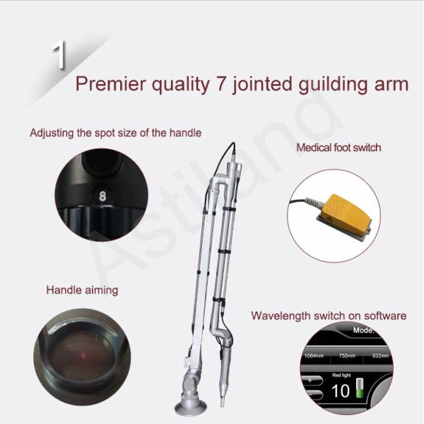 Удаление татуировки Помолочение кожи Пикосекундный лазер для укрепления кожи Салон красоты