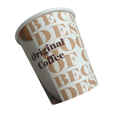 7 OZ Hot Paper Cups Raw Paper Material , Takeaway Coffee Cup