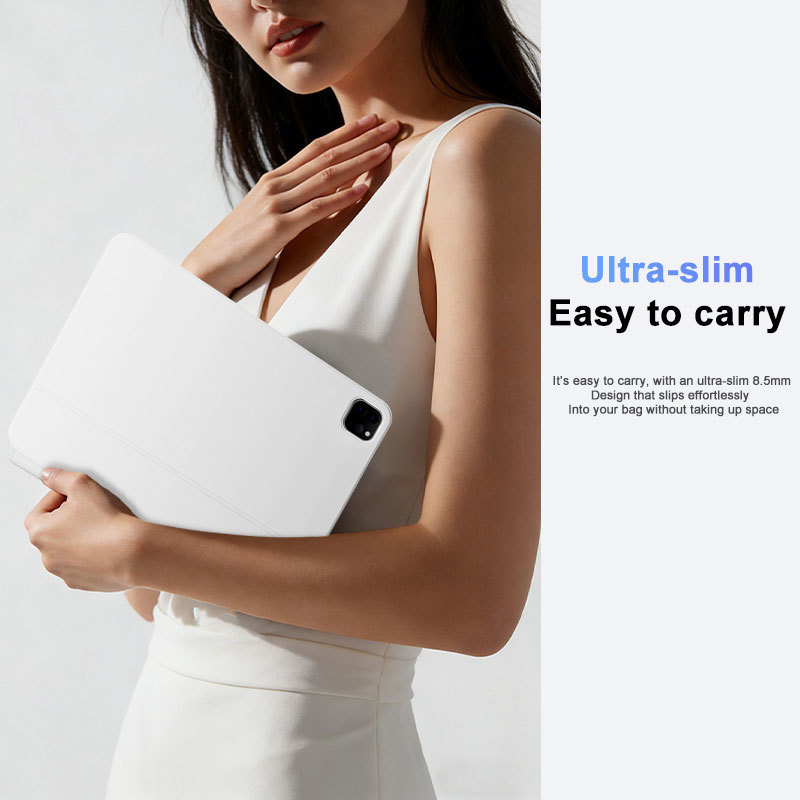 Slim Magnetic Keyboard for iPad 10.9 Inch A16 2025 iPad Protective Cover Built-in Multi Touch Glass Track Pad Hot Sale