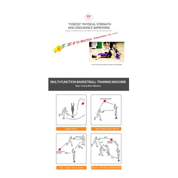 Máquina de alimentação da arma da bola esperta da máquina do tiro do basquetebol para o treinamento profissional
