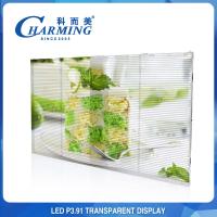 Fenêtre en verre transparente d'intérieur LED d'affichage à LED de P3.91-P7.8 annonçant l'affichage
