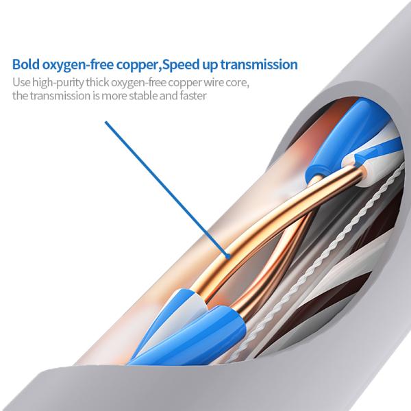 КАБЕЛЬ LAN МЕДИ CAT6 UTP 4 ПАРЫ 23AWG OEM ВЫСОКОСКОРОСТНОЙ 1000 FT