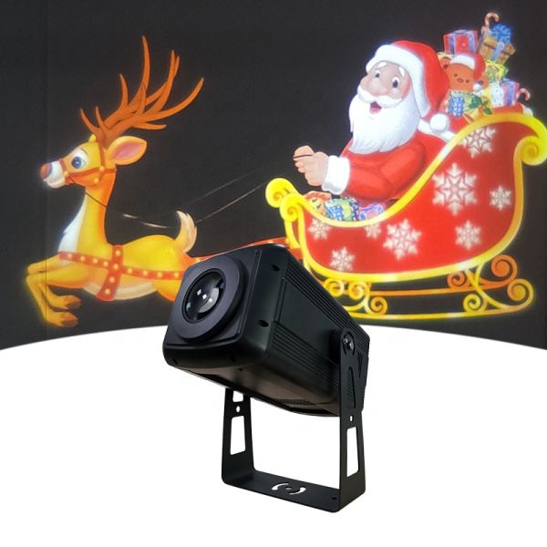 Nebula 200W LED Zoom Light Multiple Custom Gobo Christmas Pattern Logo Gobo Projector