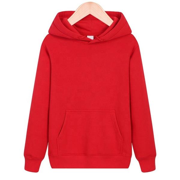 Wholesale Custumized Embroidered Custom Hoodies plain thick pullover hoodie unisex