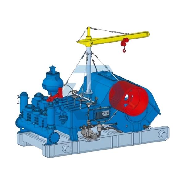 API 7K Oilfield Drilling Rig Hydraulic Triplex Mud Pump Unit Systems Mud For Oil Water Well