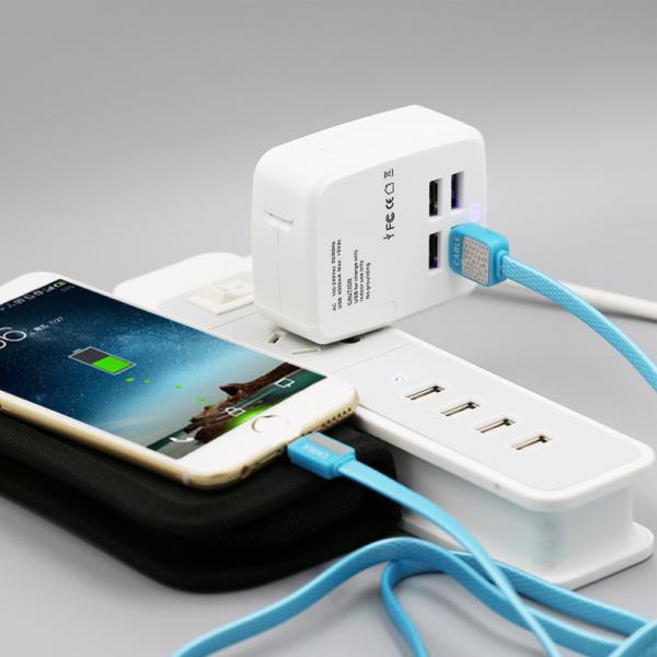 V8 Micro USB Data Cable , Android Charging Cable Environmental Silicone Wire