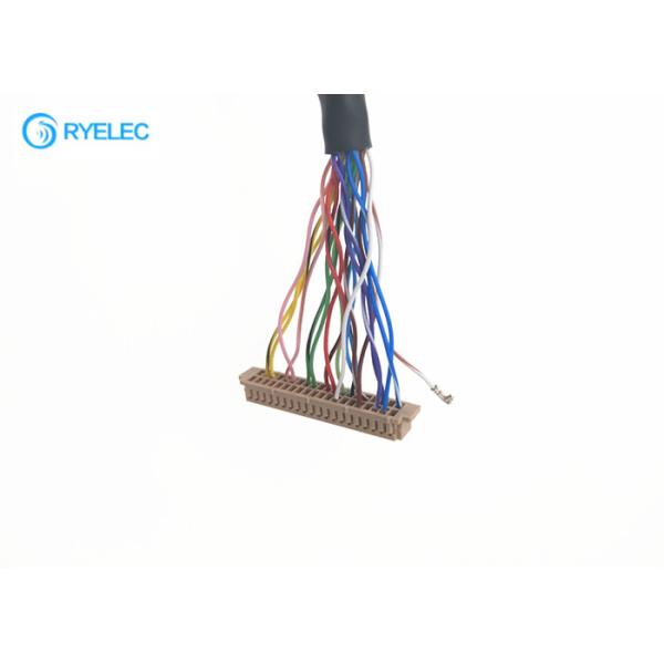 Crimping / Pressing Type LVDS Cable Assembly With DF13 / DF14 Connector