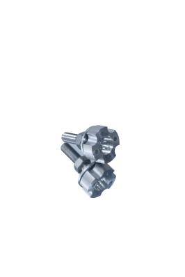 Custom Turning CNC Machining Aerospace Parts Red Anodizing Finish