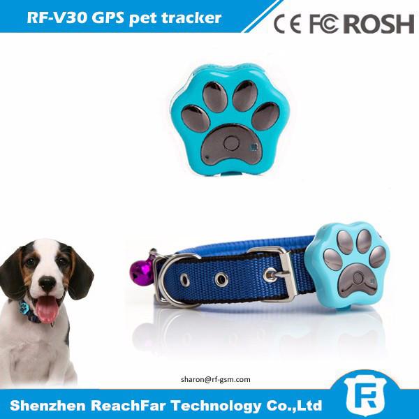 Newest product imei number tracking online waterproof pet gps tracker with smart LED lgihts