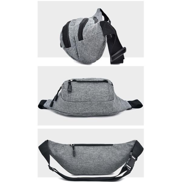 Rpet Water Resistant Waist Pack  Eco Friendly Waist Pouch For Men Women Custom Print