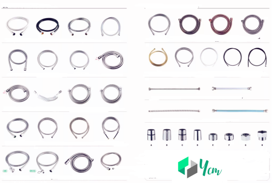 Fabricación de tubos de ducha de PVC de alta presión con diseño moderno