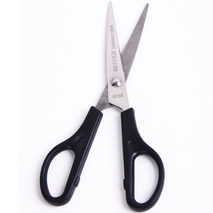 Wholesale multipurpose reliable quality 6.5 inch students black scissors