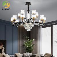 Crystal Chandelier Lamp Arm Light Luxury European Style Living Room Main Lamp