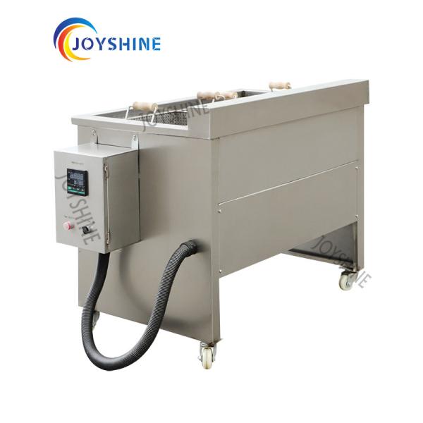 Aço inoxidável 304 fabricado a gás elétrico Propano Deep Potato Chips Donut Friting Machine