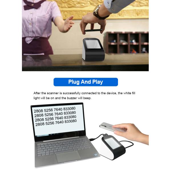 Блок развертки штрихкода Pos USB RS232 столешницы для оплаты NFC мобильной