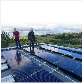 5.5KW / 11KW Полная солнечная система вне сети самостоятельная батарея с белым