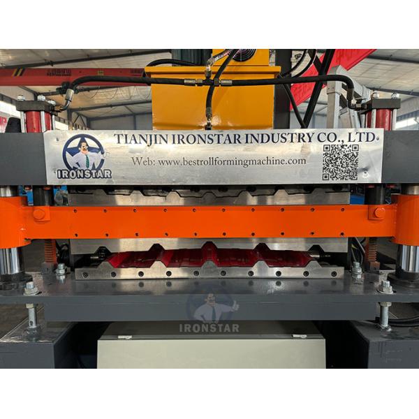 “5 Rib 7 Rib Double Deck 750 Roof Sheet Roll Forming Machine Malaysia Automatic Trapezoidal Metal Roofing Sheet Roll Former Machine”