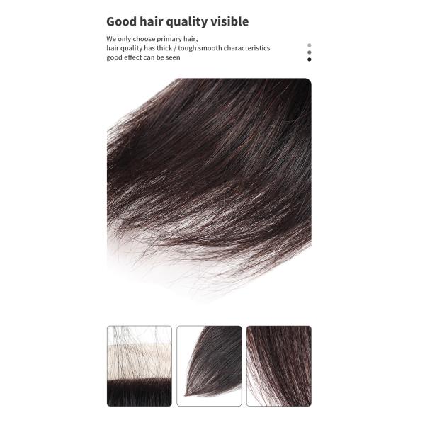 Skin Friendly 8A 360 Full Lace Closure 45.72cm 18 Inch Lace Closure