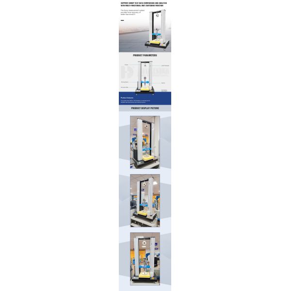 Polymeric Material Foam IFD Hardness Test Tensile Compression Tester Machine