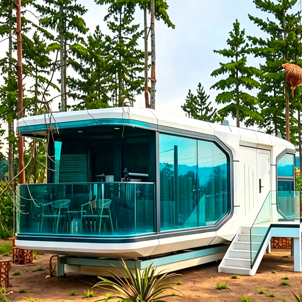 Modern Mobile Breathable Steel & Sandwich Panel Container House Multi-use Villa for Hotel Farmhouse & Workshop