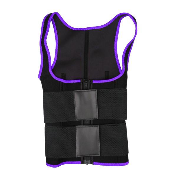 Промелькните вверх тренера талии жилета NANBIN тренера талии с молнией и поясом
