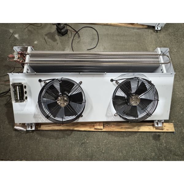 Electric Refrigeration Custom Plate Evaporator Air Cooler High Efficiency Motor Bearing Walk-In Freezer Cold Room White/Custom