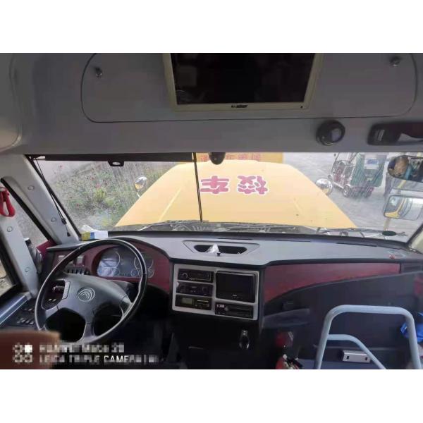 46 Seats Used Yutong School Bus ZK6119D Diesel Front Engine LHD Steering