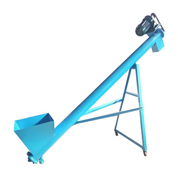 Custom Adjustable Speed Stainless Steel Heat Resistant Screw Conveyor and Auger Feeder for Cement and Fertilizer