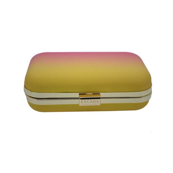 Clip Closure Dual Use Shoulder Messenger Evening Clutch Bag For Cocktail Party