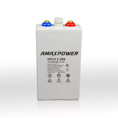 OPzV Tubular Solar Power Storage Battery 2v 200ah Deep Cycle Gel