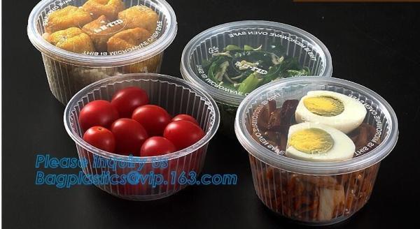 6 Plastic Clear Round Food Serving Bowl,Wholesale Cheap Eco-friendly Food Grade PP Reusable Plastic Bowl bagease pac