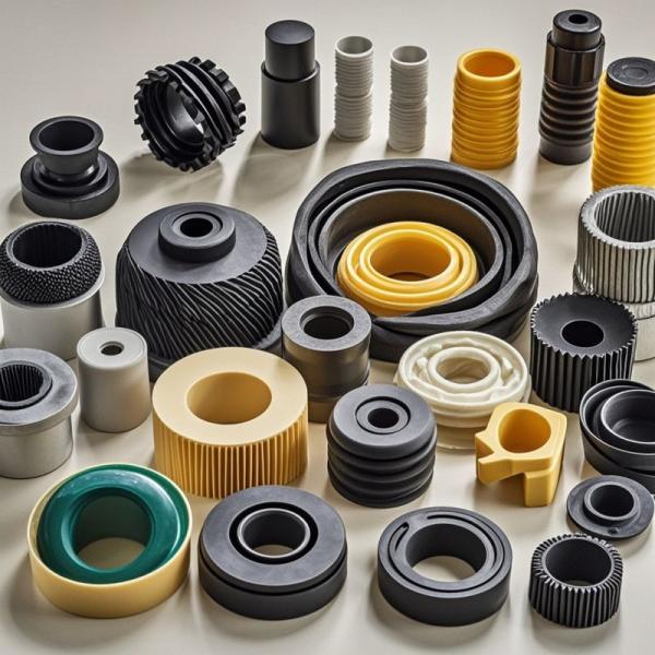 Abrasion Chemical And Compression Resistance Rubber Moldings For Industrial Equipment
