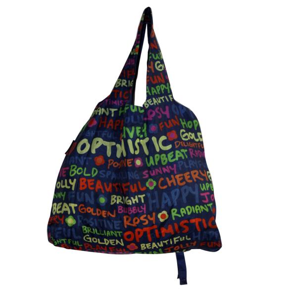Custom reusable 200D printing folded shopping nylon storage bags