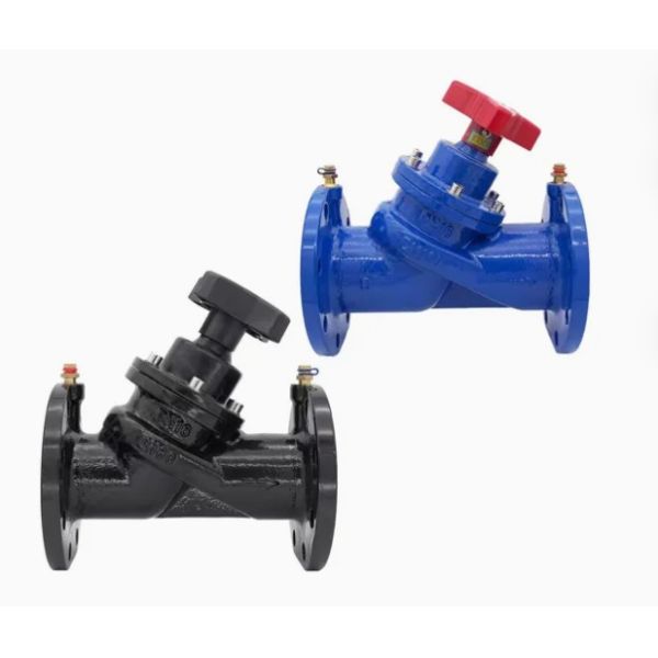 Digital Lock Static Balancing Control Valve Flange Type Ductile Iron Static Flow Balancing Valve for HVAC Heating Water System