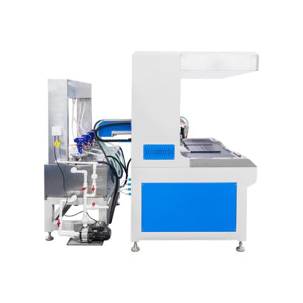 Automatic Visual 4 Colors Chocolate Decorating Machine Candy Syrup Jam Laminating Machine