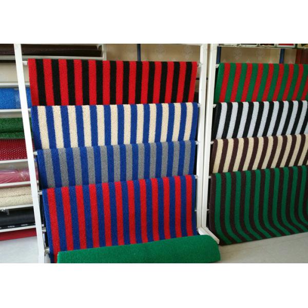 Половой коврик ПВК сопротивления пыли для живущей комнаты, циновки катушки ПВК с твердой затыловкой