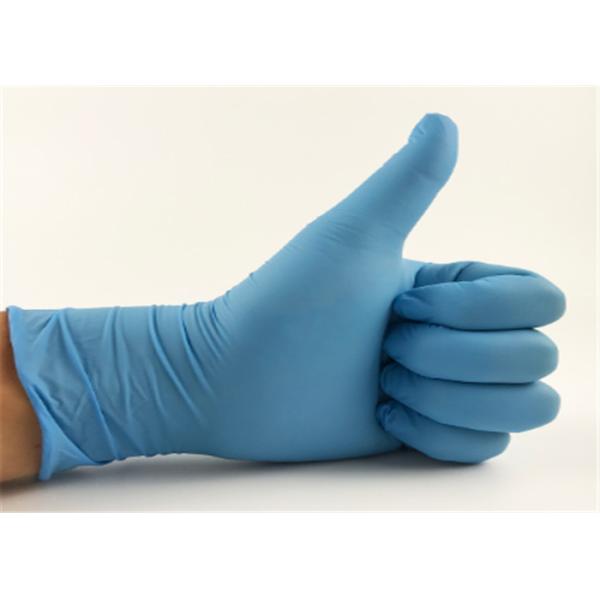 Hospitals Disposable Nitrile Gloves With Puncture Tear Abrasion Resistant