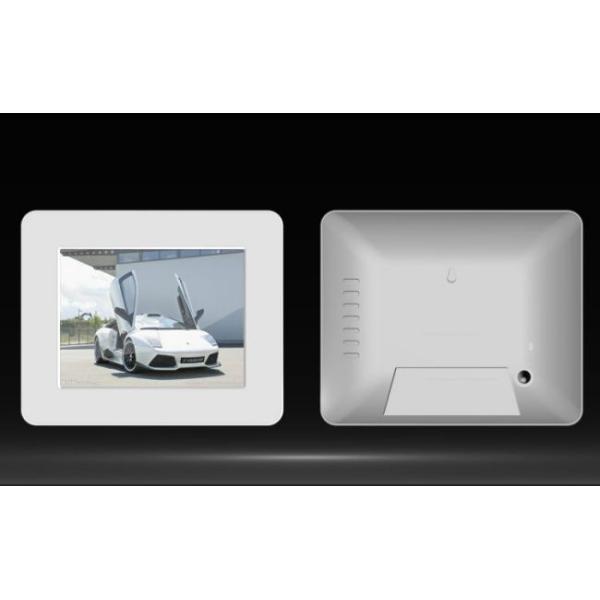 8 quadro da foto do IPS LCD Wifi Digitas da polegada com música video sem fio do jogo da previsão do carregador e de tempo do telefone celular