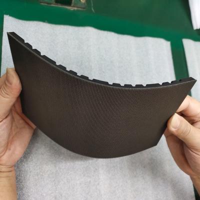 P4mm Modulos de curvatura de tela LED flexível de 320x160 mm para interiores