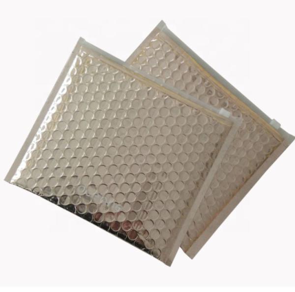 Bubble Wrap Reusable Zipper Bags Gravure Printing Lightweight For Postage Savings