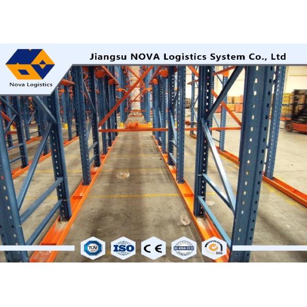 Galvanised Pallet Racking , Homogeneous Products Drive Through Pallet Racking
