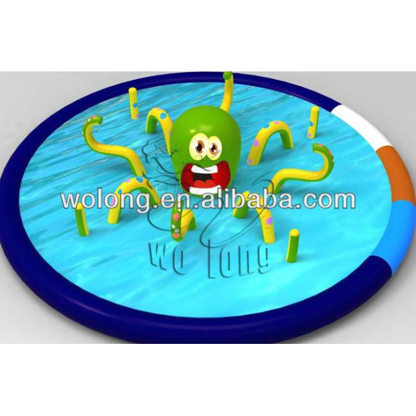 outdoor commercial octopus inflatable water park
