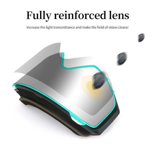Customized Color Ski Goggles for Magnetic Anti-fog UV400 Protection and Craftsmanship