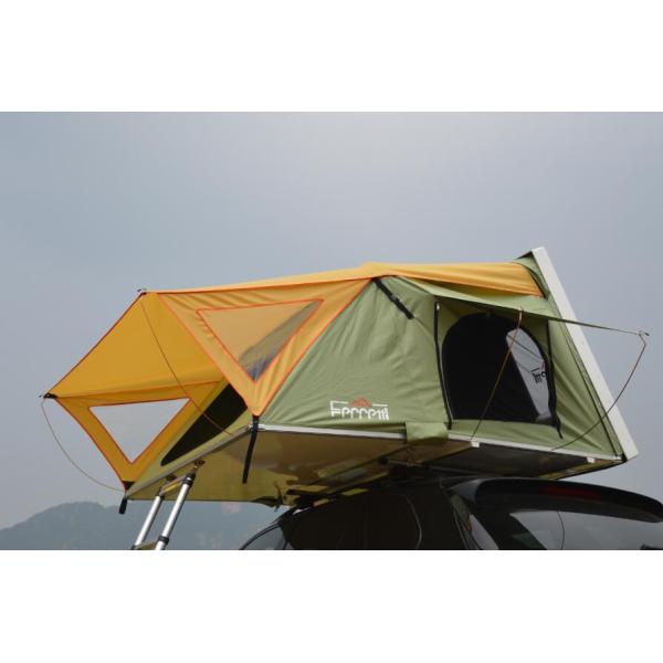 Grey Car Roof Top Tent for Vehicle Diy 4 Person Camping Area 2.4 Square Meters